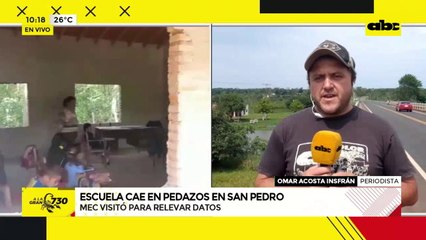 Escuelas cae a pedazos en San Pedro