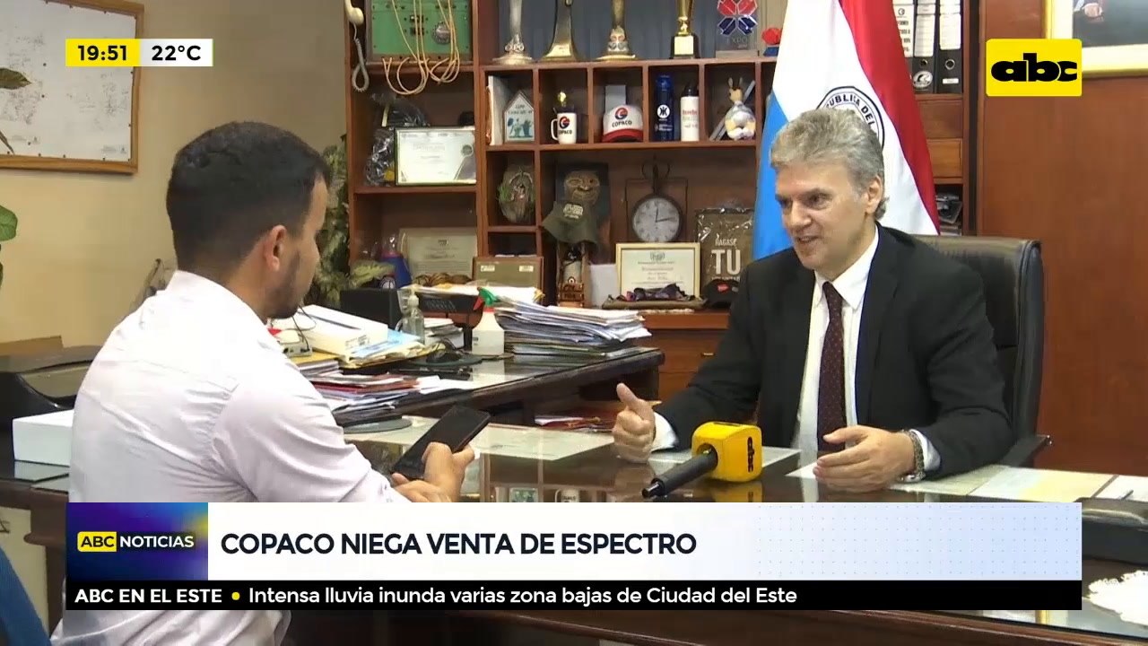 Copaco niega venta de espectro