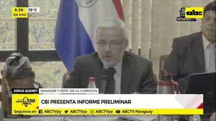 CBI presenta informe preliminar.