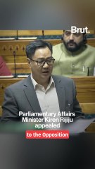 Freaking out after losing elections: Kiren Rijiju attacks Opposition over protests in Lok Sabha