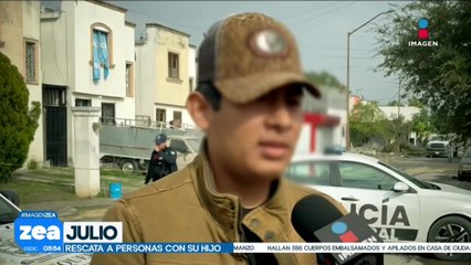 Joven de 14 años rescata a cuatro personas de la explosión en Pesquería, Nuevo León