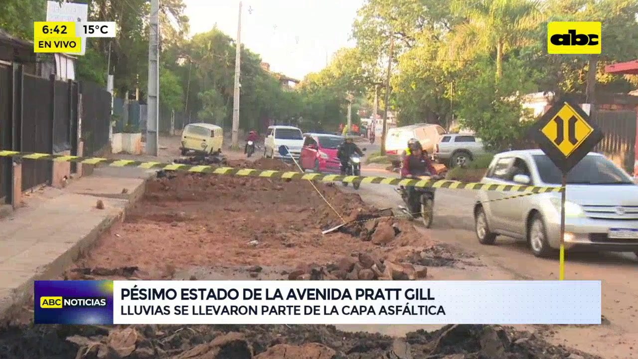 Calles en pésimo estado