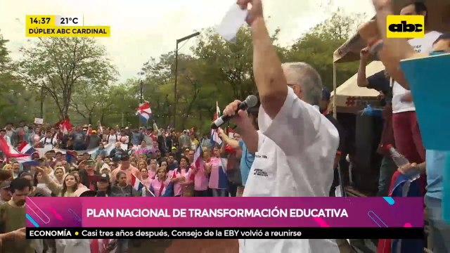 Ministro de la Educación sobre Plan Nacional de Transformación Educativa