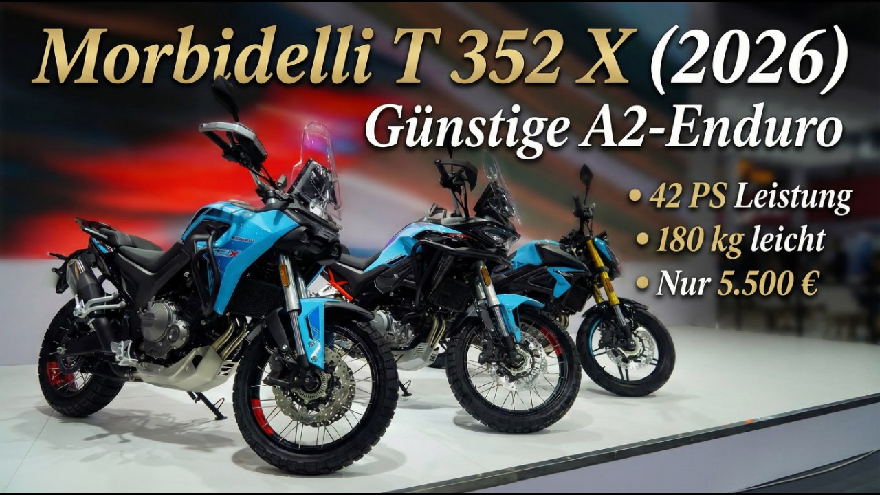A2-Enduro 2026: Morbidelli T 352 X im Technik-Check