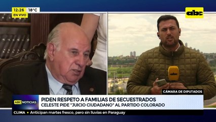 Diputados piden respeto a familias de secuestrados