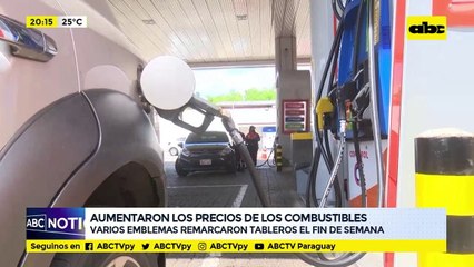 Aumentaron los precios de los combustibles en algunos emblemas