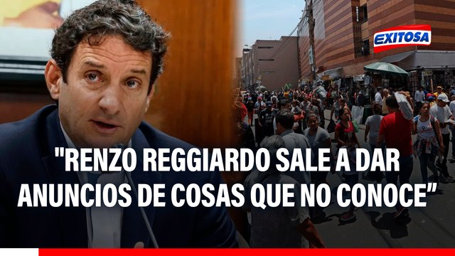 Cámara de Comerciantes y Empresarios de Mesa Redonda critican medidas de Renzo Reggiardo: Sale a dar anuncios de cosas que no conoce