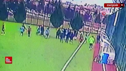 Eskişehir’de amatör maçta hakeme saldırı