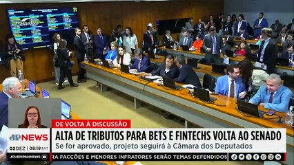Aumento na taxação de bets e fintechs volta ao Senado