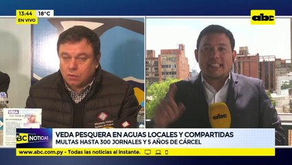 Veda pesquera en aguas locales y compartidas