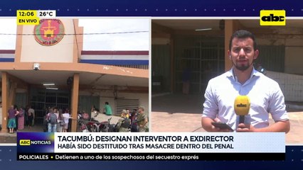Tacumbú: designan interventor a exdirector