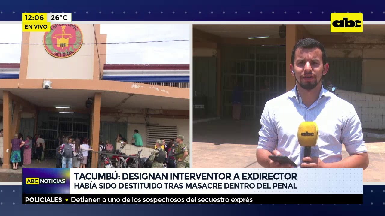 Tacumbú: designan interventor a exdirector