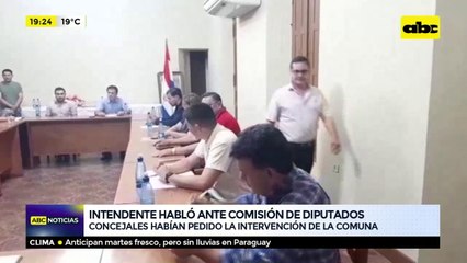 Intendente de San Pedro habló ante comisión de diputados