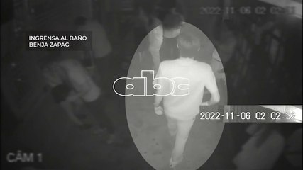 Segundos antes y previos a la agresión de Benjamín Zapag