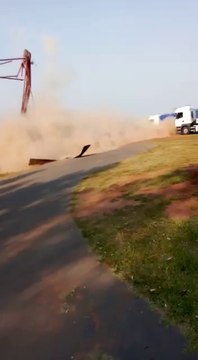 Un silo repleto de granos colapsó en J. Eulogio Estigarribia