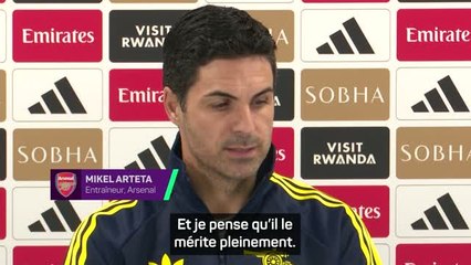 Arsenal - Mikel Arteta encense Declan Rice et son rôle de “phare”