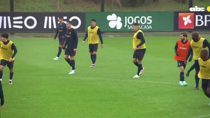 El enojo de João Cancelo con João Félix en el entrenamiento de Portugal