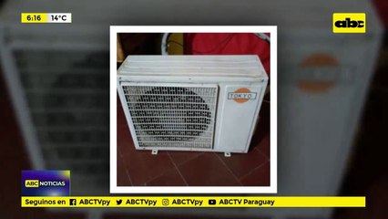Robó el aire acondicionado de su hermana