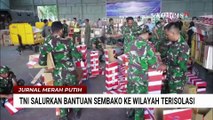 TNI AU Terjunkan 90 Helibox Sembako untuk Warga Terisolasi di Tapanuli Utara | JMP