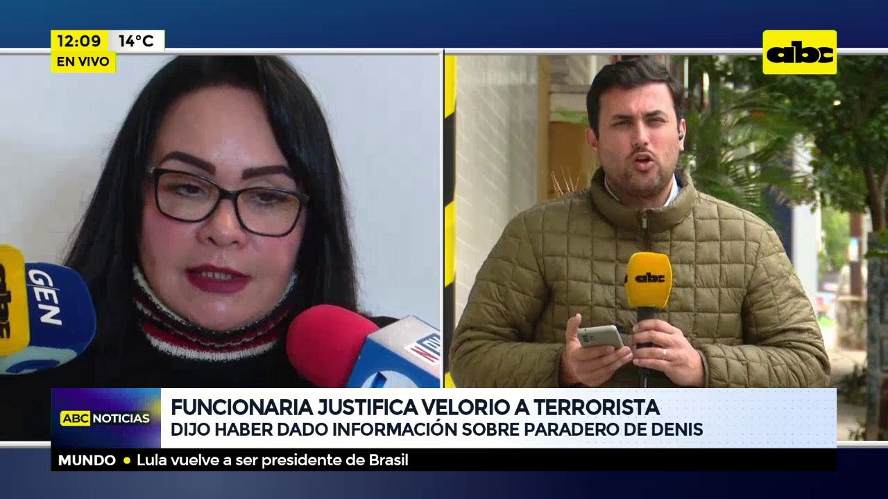 Funcionaria justifica velorio a terrorista