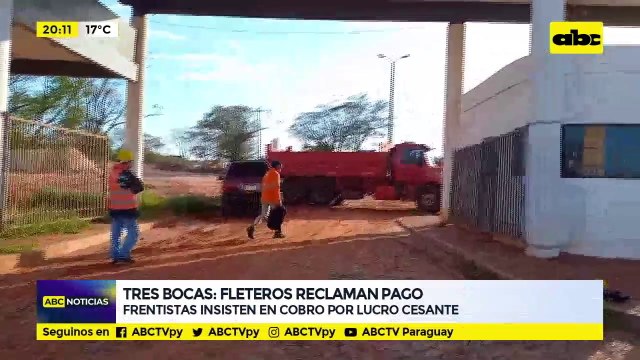 Tres Bocas: Fleteros reclaman pago