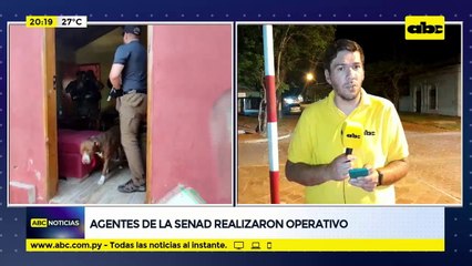 Agentes de la senad realizaron operativo