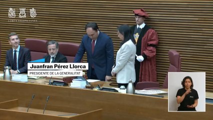 Pérez Llorca toma posesión como presidente de la Generalitat en sustitución de Mazón