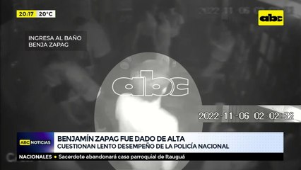 Benjamín Zapag fue dado de alta