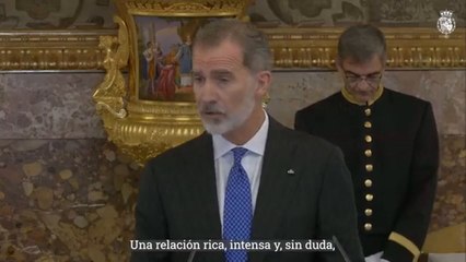 Rey Juan Carlos de España: "Una relación rica, intensa y con un futuro prometedor"