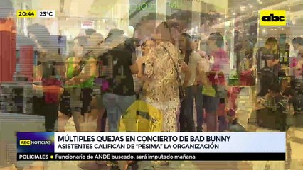 Múltiples quejas en concierto de Bad Bunny