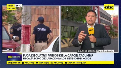 Fuga de cuatro presos de la cárcel Tacumbú