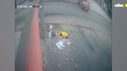 Chipera se salva por segundos de ser atropellada