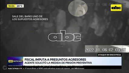 Imputan a presuntos agresores