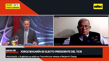 Jorge Bogarín es electo presidente del TSJE