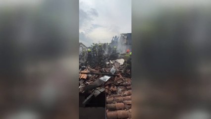 Avioneta Choca Con Seis Edificios En Colombia