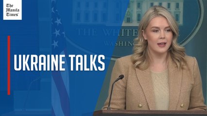 Trump administration is very optimistic on Ukraine talks, White House says