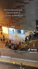 Fanáticos de Bad Bunny ingresaron a la fuerza en concierto también en Perú