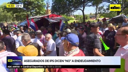 Asegurados de IPS dicen ‘’no’' al endeudamiento