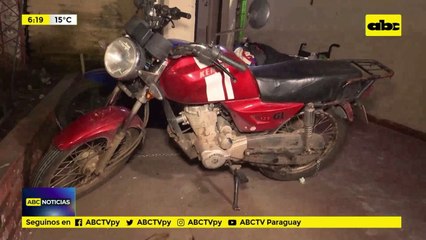 Recuperan una moto denunciada como robada