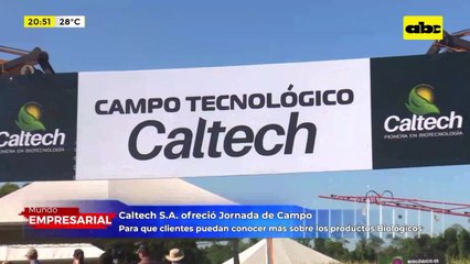 Caltech S.a. Ofreció Jornada De Campo