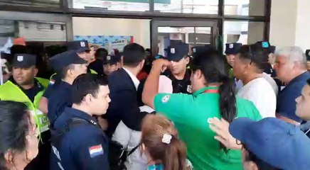 Incidente policial con funcionarios del IPS