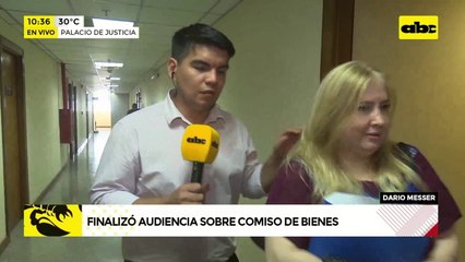 Finalizó la audiencia sobre comiso de bienes