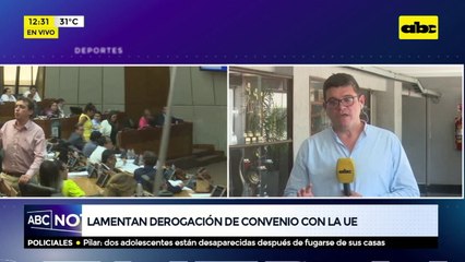 Lamentan derogación de convenio con la UE