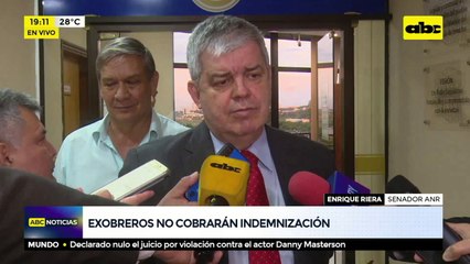 Exobreros tercerizados no cobrarán indemnización