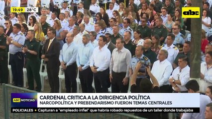 Cardenal critica a la dirigencia política