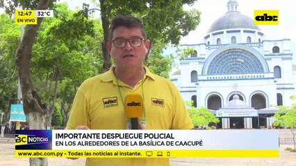 Importante despliegue policial