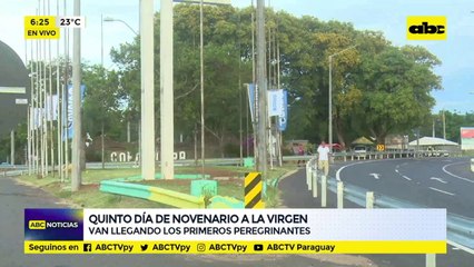 Quinto día de novenario en Caacupé