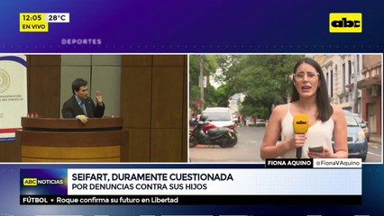 Seifart, duramente cuestionada por denuncias contra sus hijos