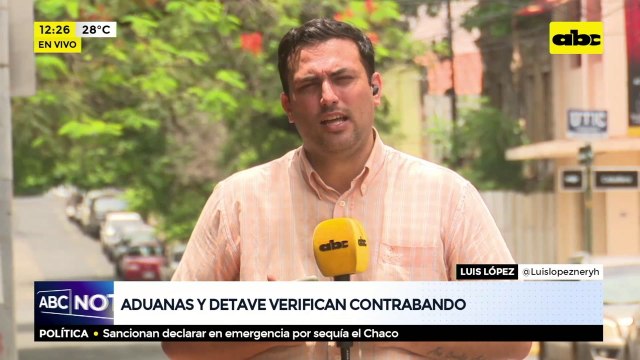 Aduanas y detave verifican contrabando