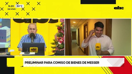 Preliminar para comiso de bienes Messer